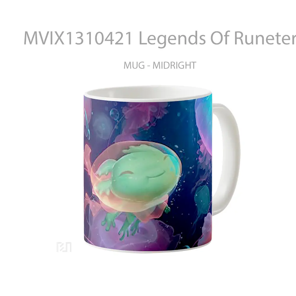 Mug Legends Of Runeterra Wiggly Burblefish Gelas Keramik Unik - All-side / Desain