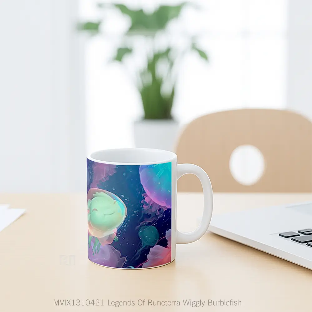 Mug Legends Of Runeterra Wiggly Burblefish Gelas Keramik Unik - All-side / Desain