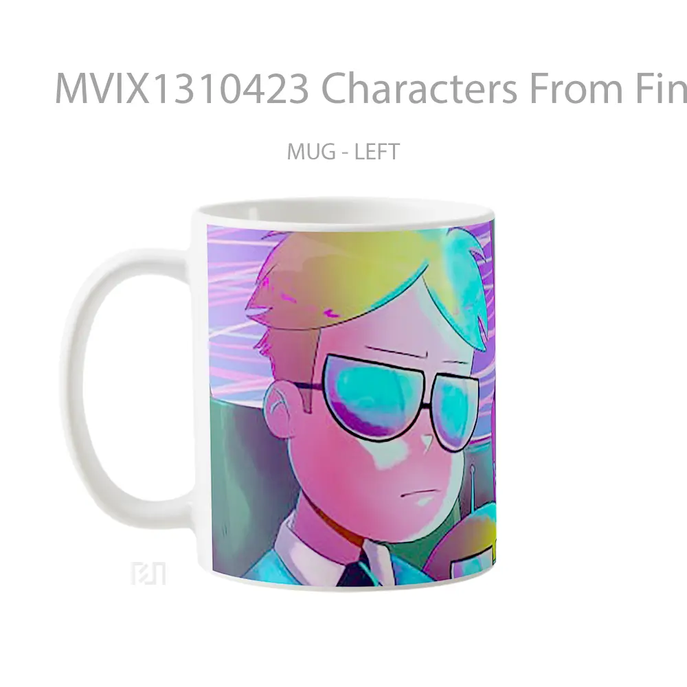 Mug Characters From Final Space Fanart Gelas Astronomi - All-side / Desain