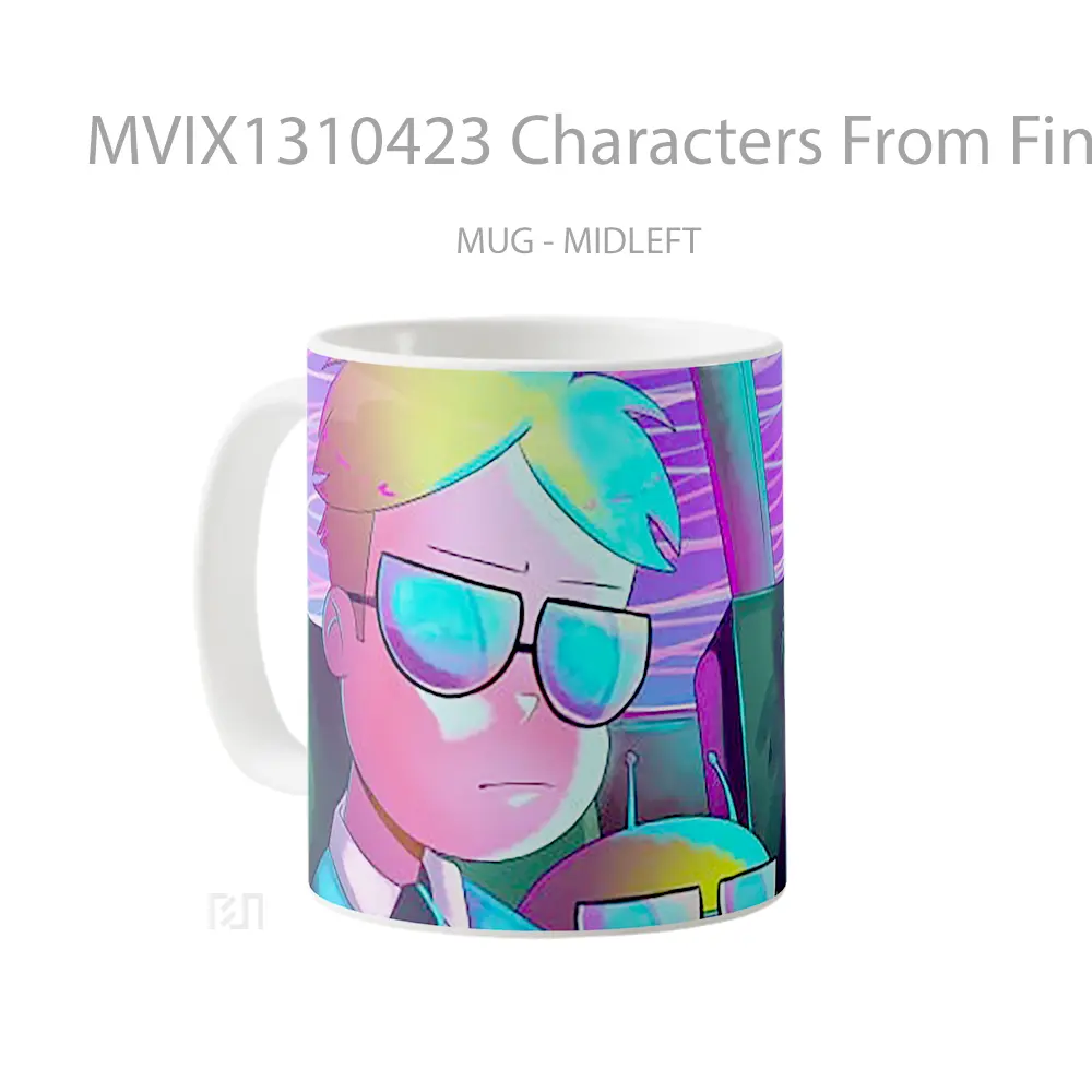 Mug Characters From Final Space Fanart Gelas Astronomi - All-side / Desain