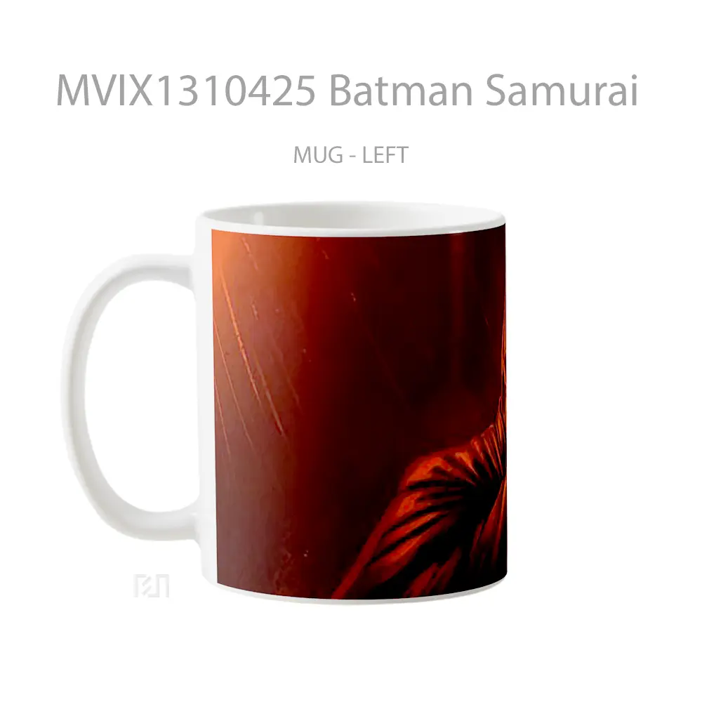 Mug Batman Samurai Gelas Superhero - All-side / Desain