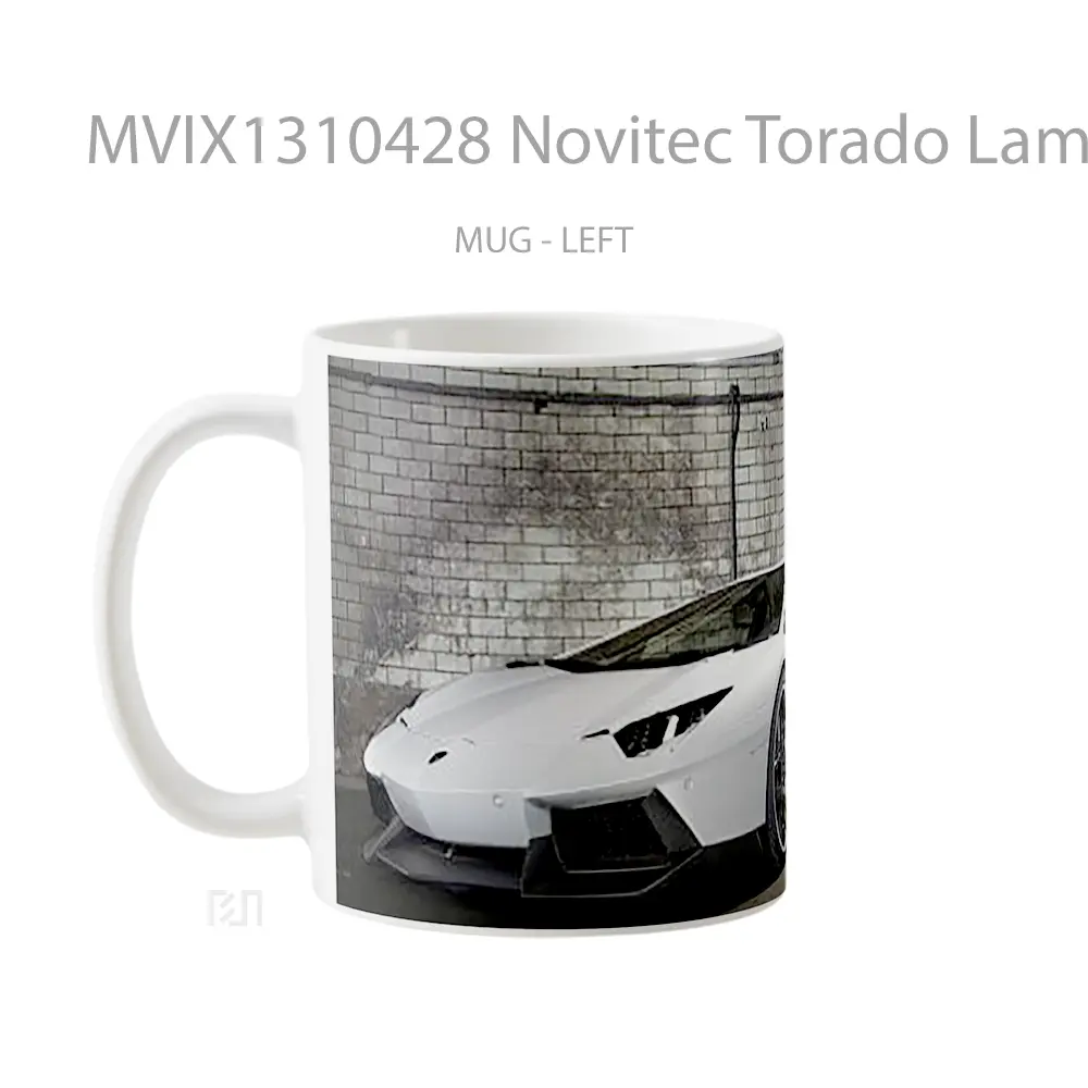 Mug Novitec Torado Lamborghini Aventador Cangkir Mobil - All-side / Desain