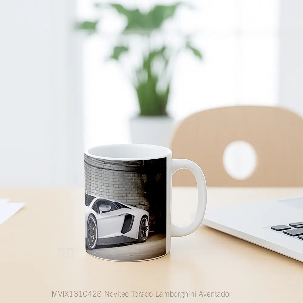 Mug Novitec Torado Lamborghini Aventador Cangkir Mobil - All-side / Desain