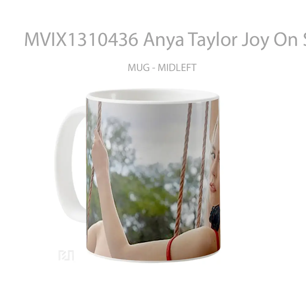 Mug Anya Taylor Joy On Swing Vanity Fair Gelas Selebriti - All-side / Desain
