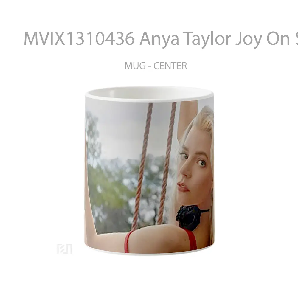Mug Anya Taylor Joy On Swing Vanity Fair Gelas Selebriti
