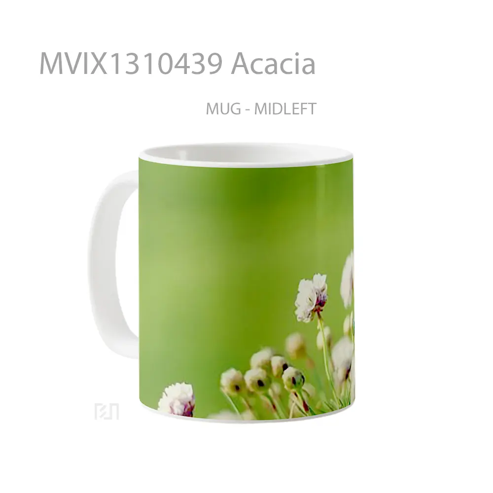 Mug Acacia Gelas Keramik Unik - All-side / Desain