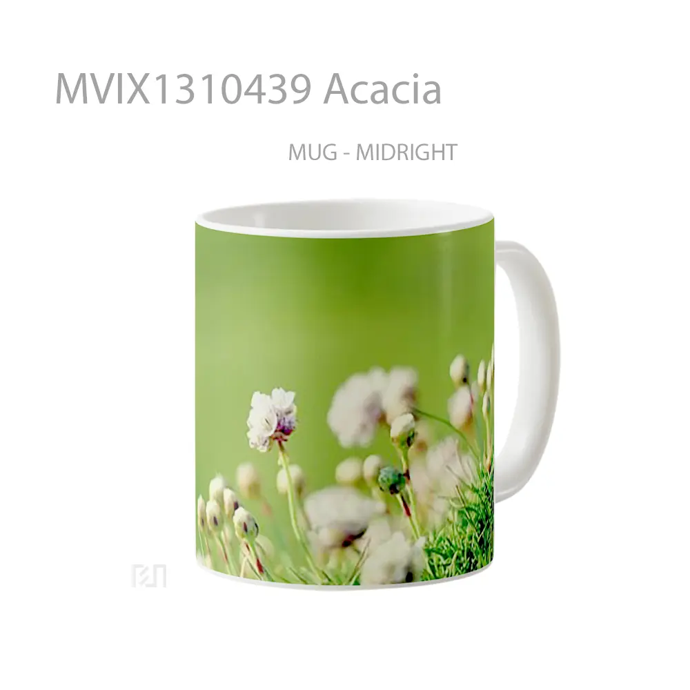 Mug Acacia Gelas Keramik Unik - All-side / Desain