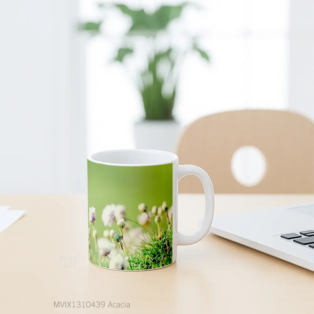 Mug Acacia Gelas Keramik Unik - All-side / Desain