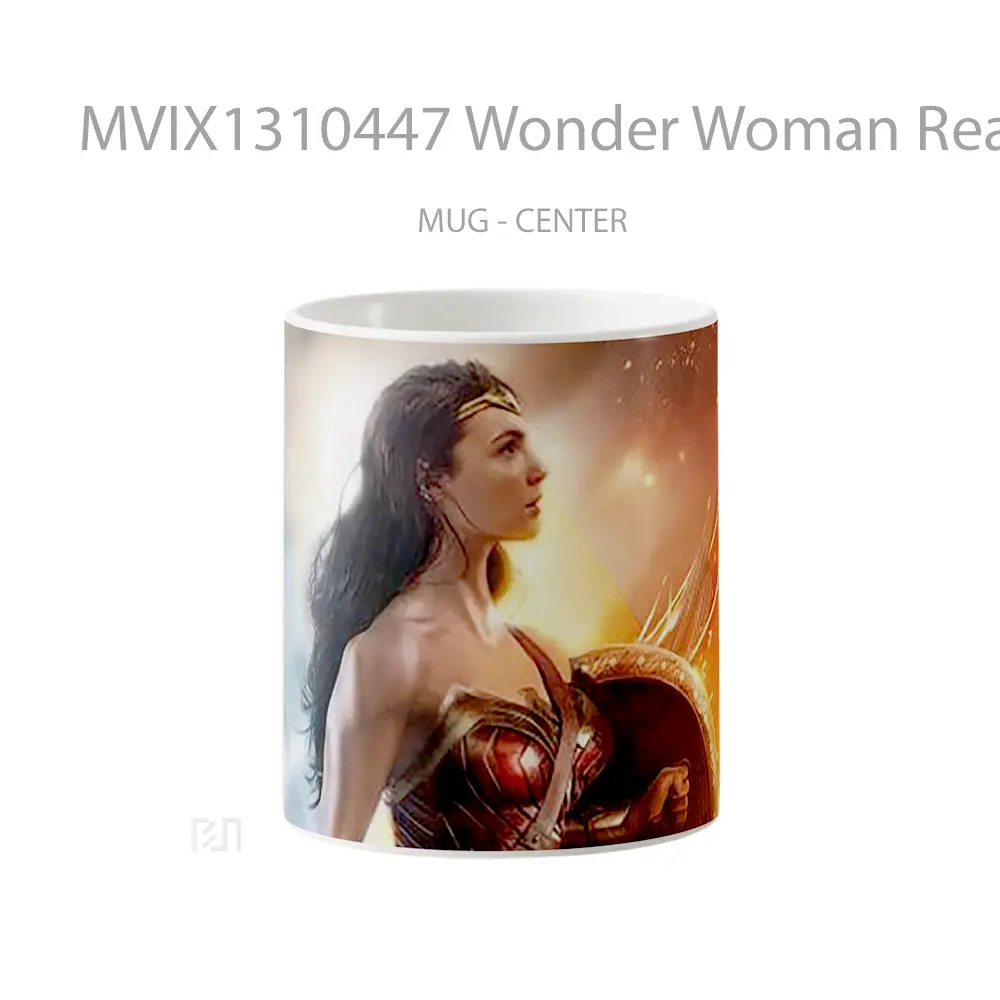 Mug Wonder Woman Ready For Anything Gelas Superhero