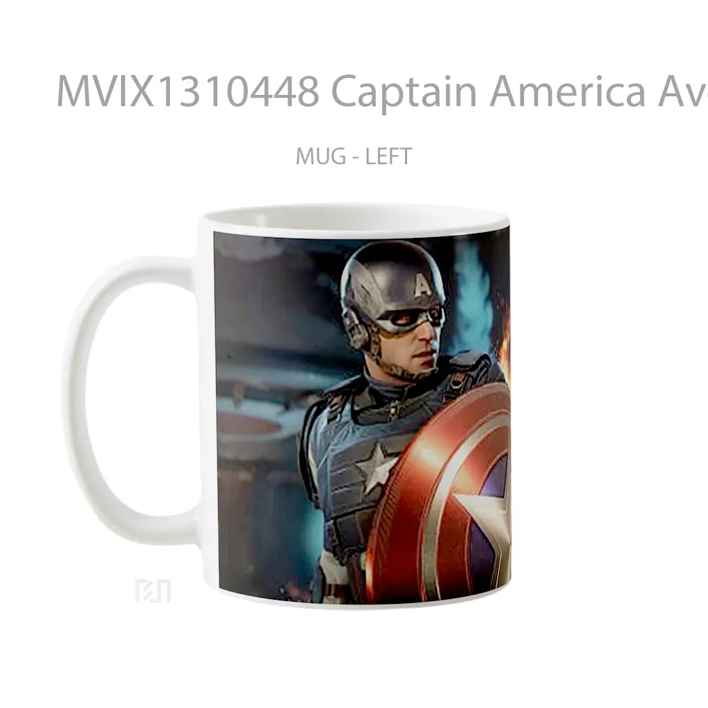Mug Captain America Avengers Gelas Superhero - All-side / Desain