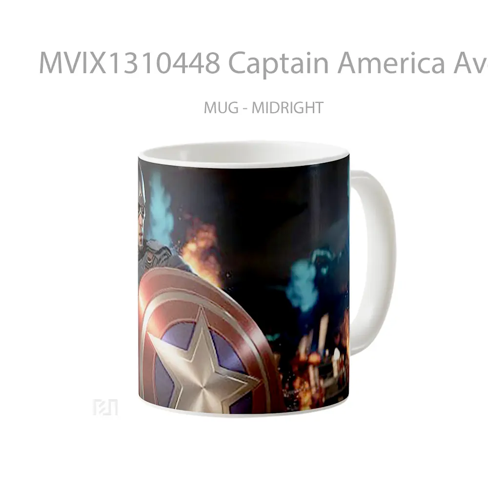 Mug Captain America Avengers Gelas Superhero - All-side / Desain