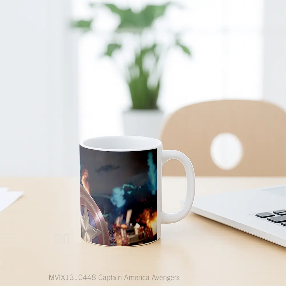 Mug Captain America Avengers Gelas Superhero - All-side / Desain
