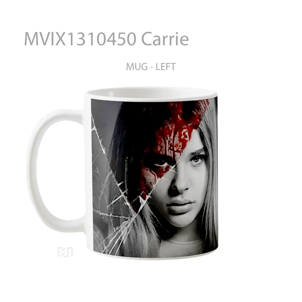 Mug Carrie Gelas Keramik Unik - All-side / Desain