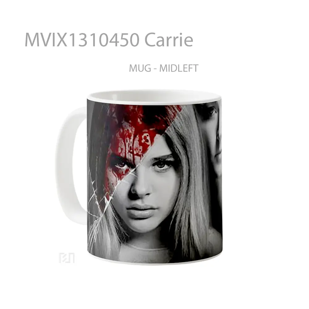 Mug Carrie Gelas Keramik Unik - All-side / Desain