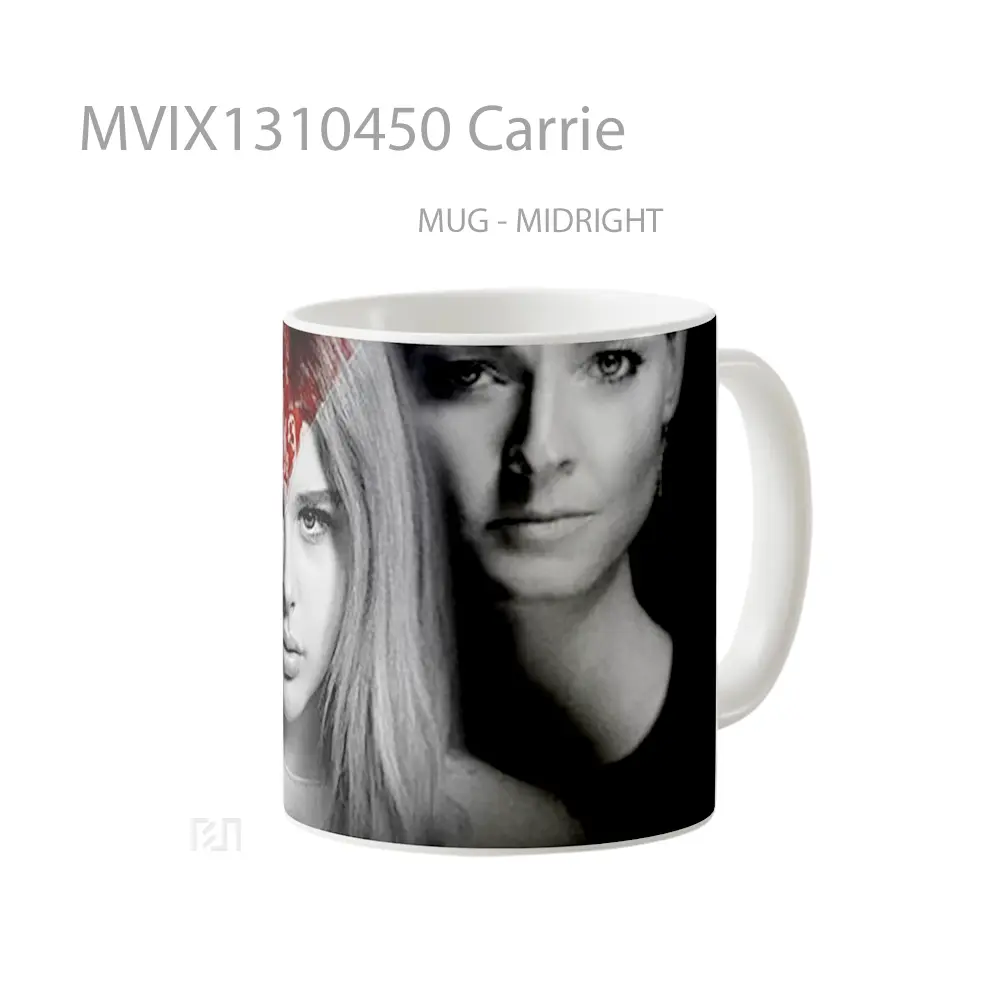Mug Carrie Gelas Keramik Unik - All-side / Desain