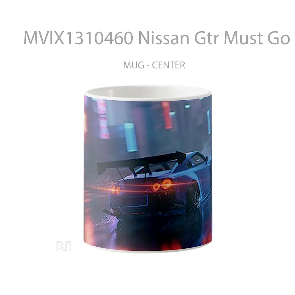 Mug Nissan Gtr Must Go Faster Cangkir Mobil