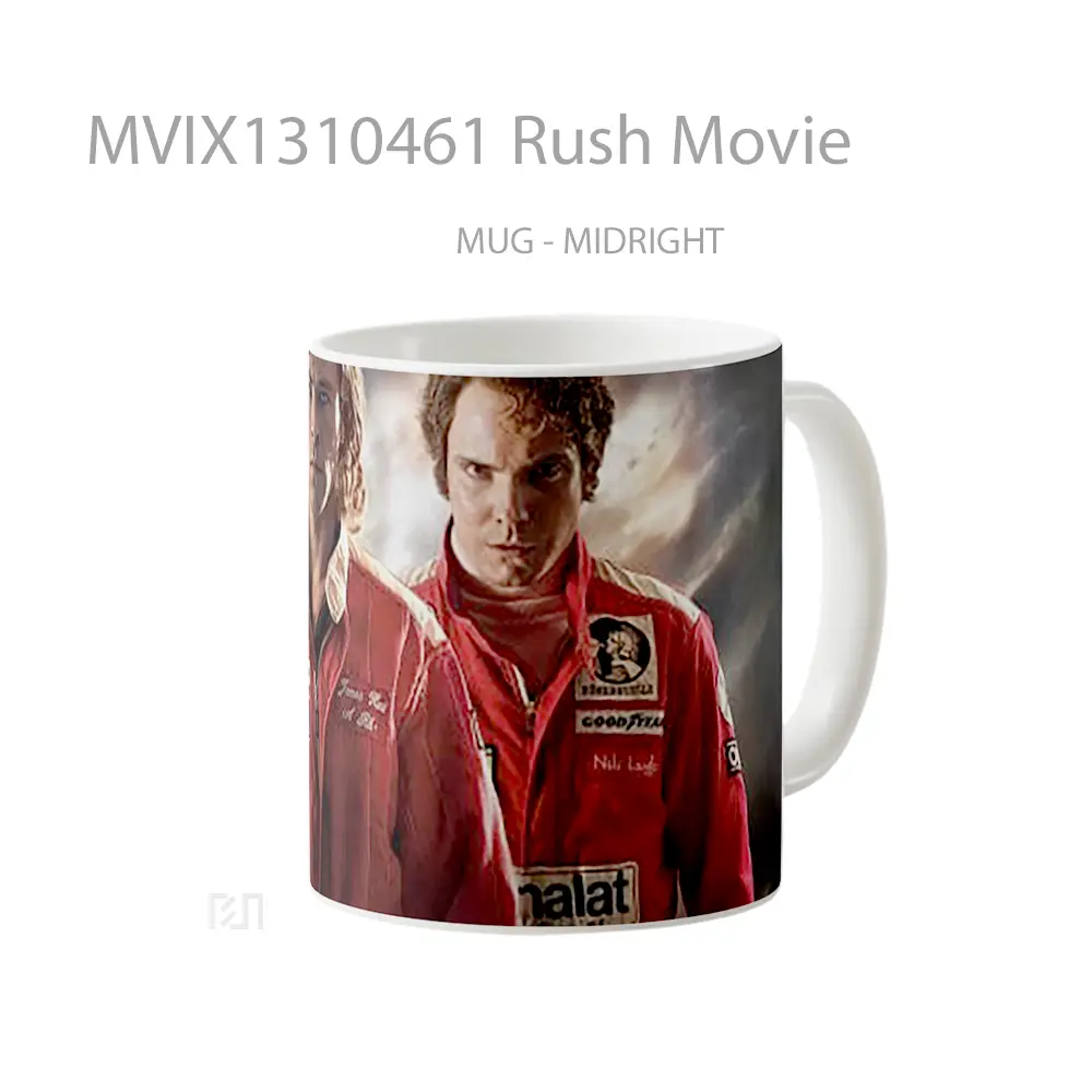 Mug Rush Movie Gelas Keramik Unik - All-side / Desain