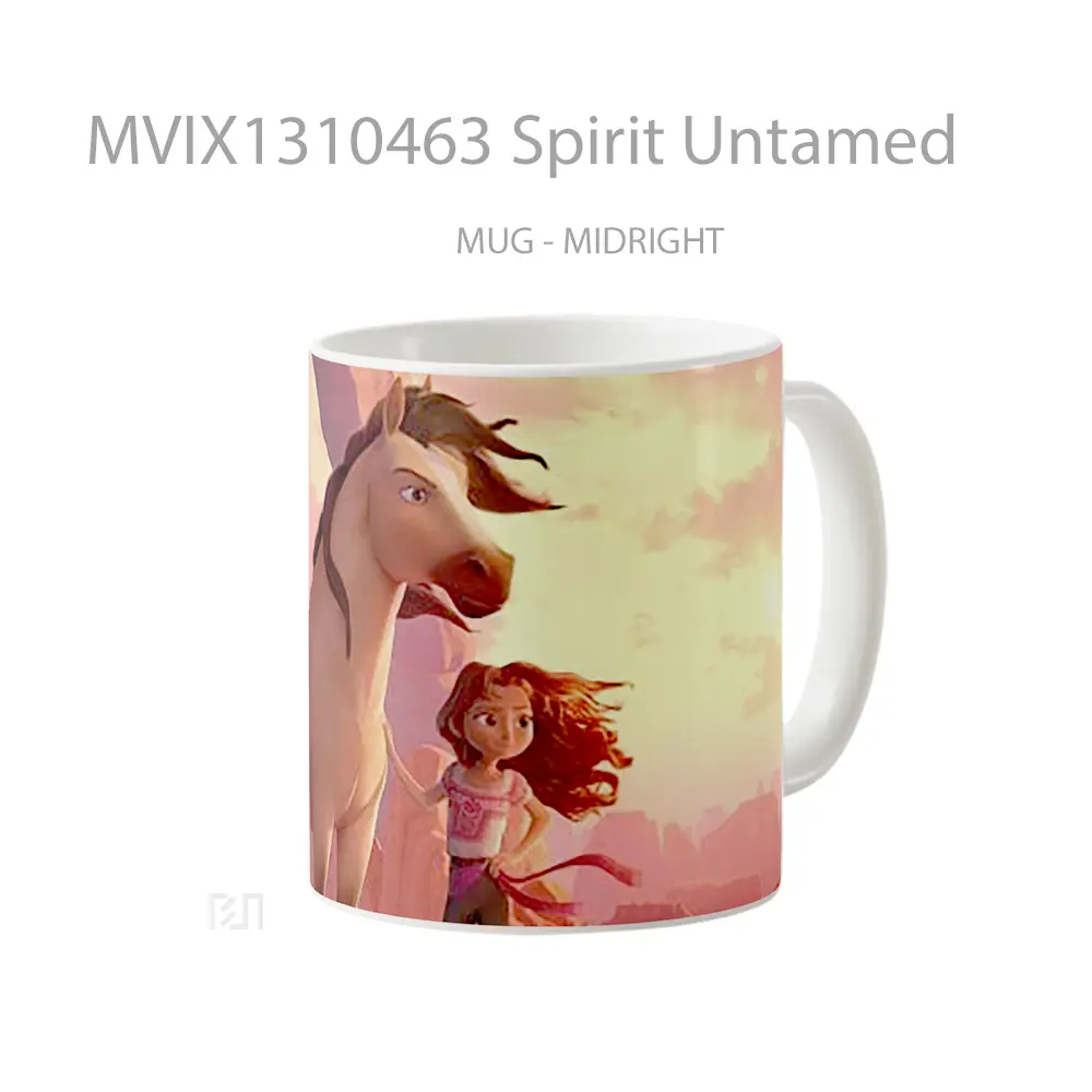 Mug Spirit Untamed Gelas Keramik Unik - All-side / Desain
