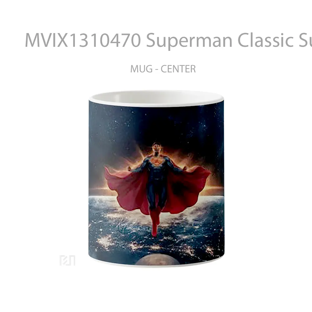 Mug Superman Classic Suit Justice League Gelas Superhero