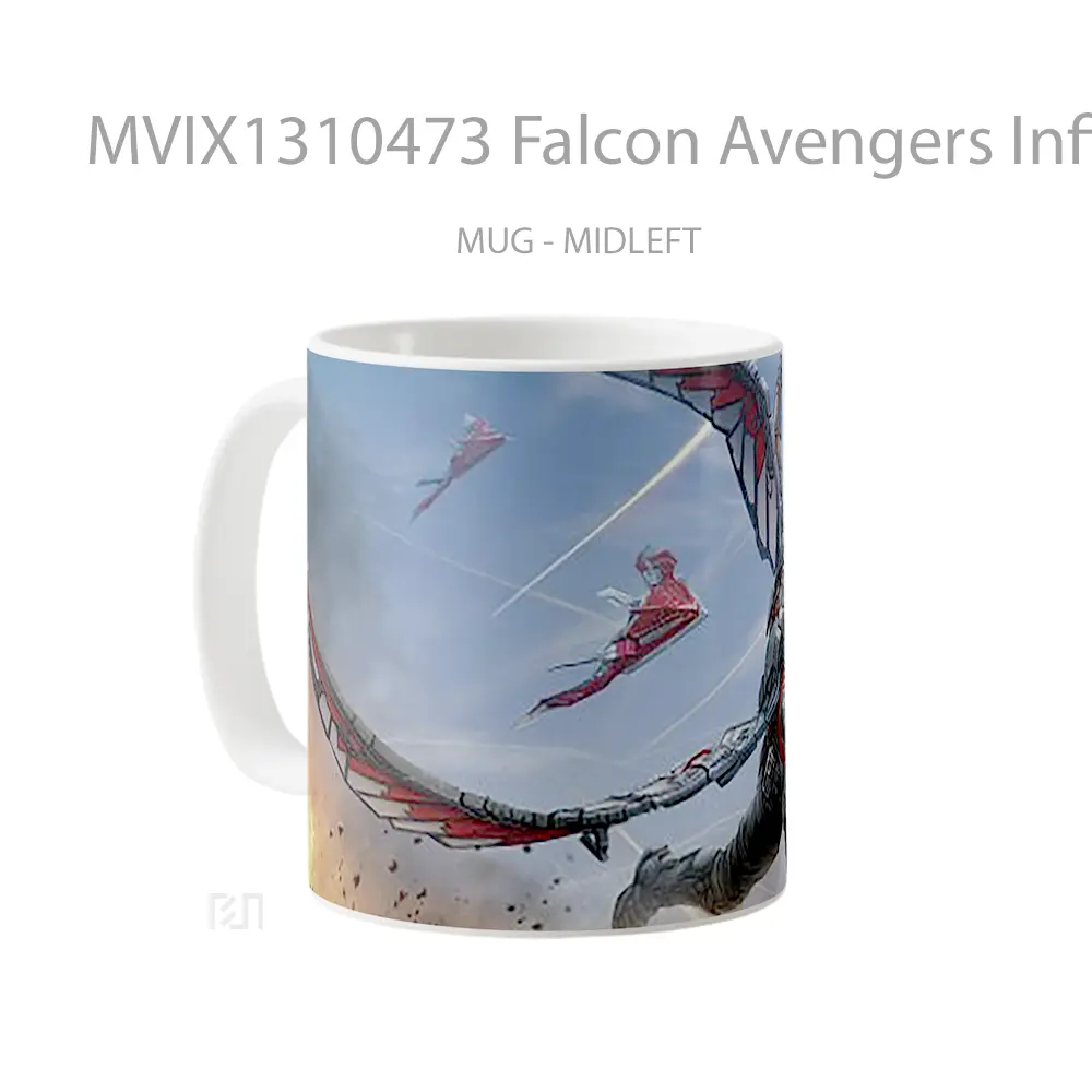 Mug Falcon Avengers Infinity War Gelas Superhero - All-side / Desain