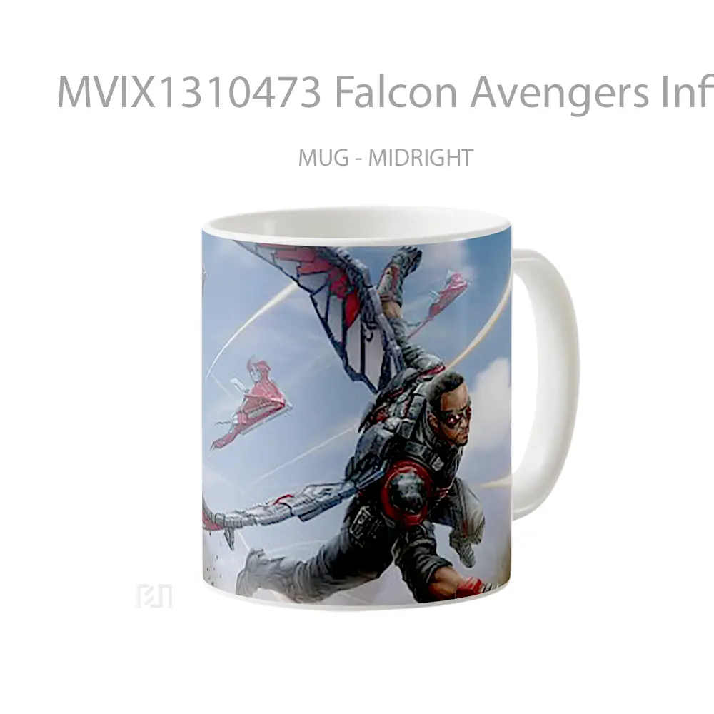 Mug Falcon Avengers Infinity War Gelas Superhero - All-side / Desain