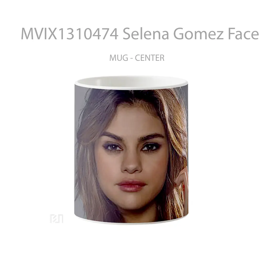 Mug Selena Gomez Face 2021 Gelas Selebriti