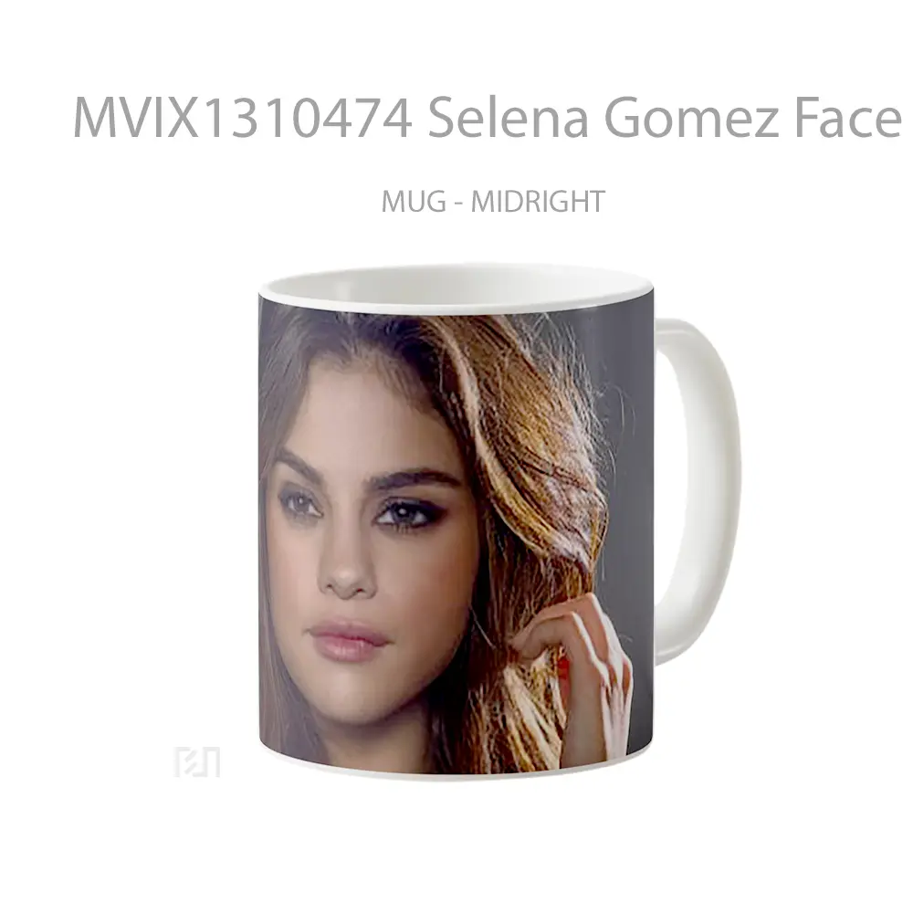 Mug Selena Gomez Face 2021 Gelas Selebriti - All-side / Desain