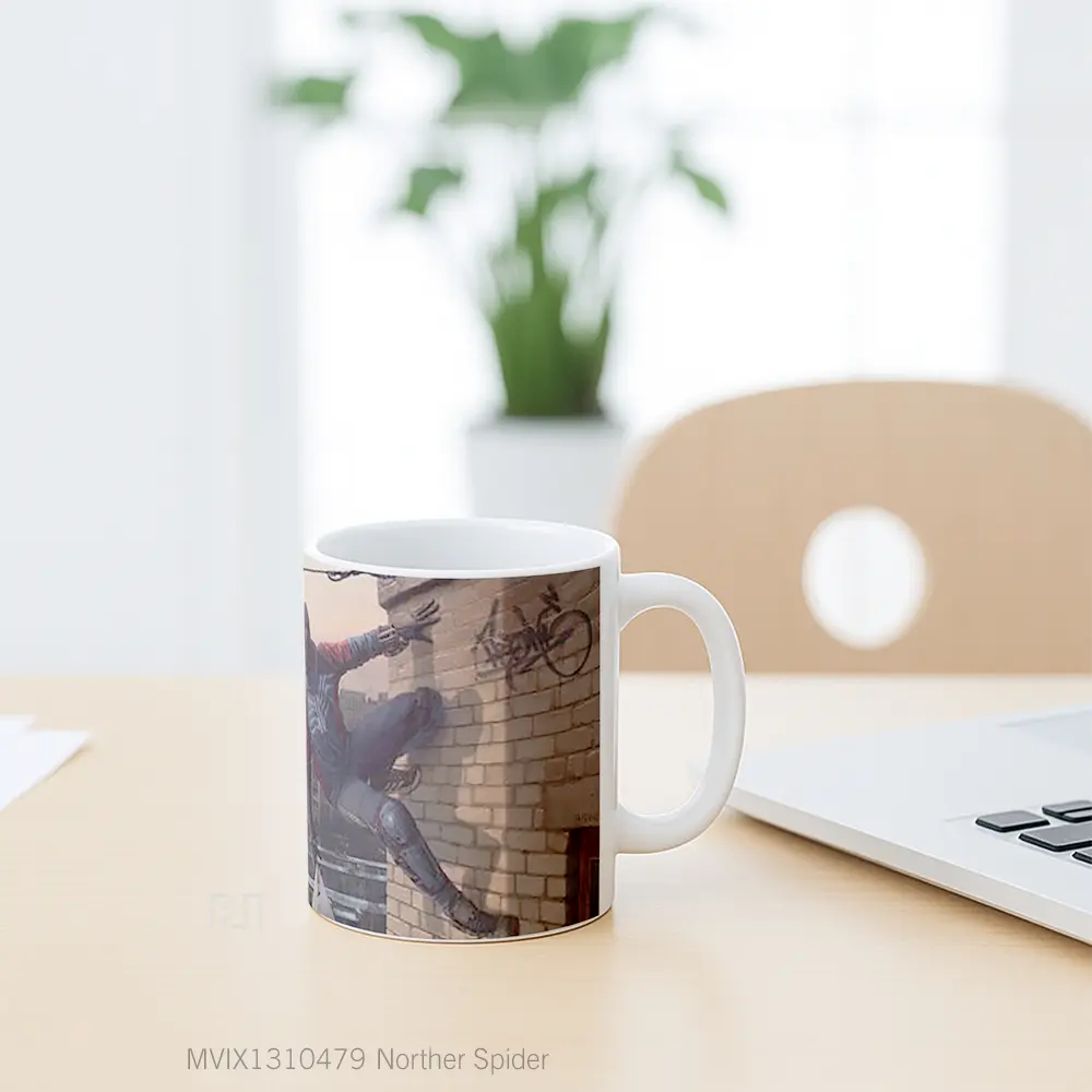Mug Norther Spider Gelas Keramik Unik - All-side / Desain