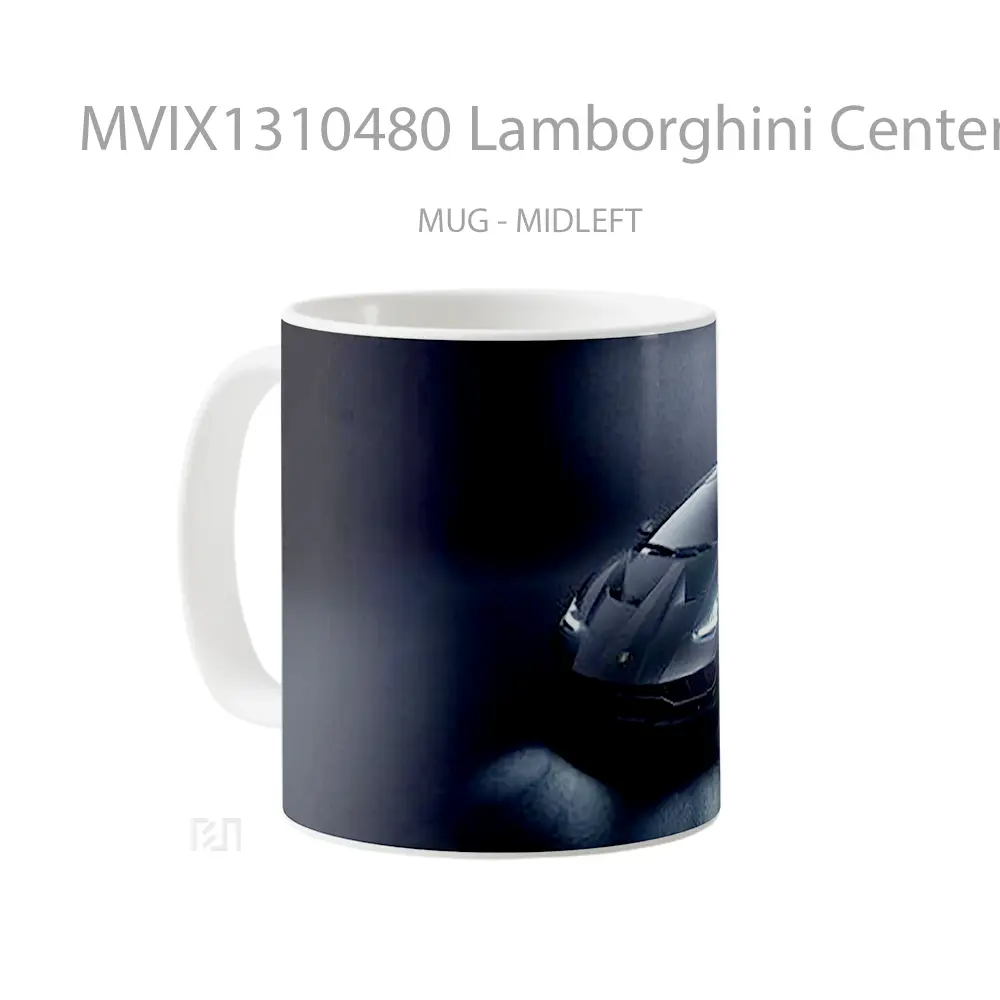 Mug Lamborghini Centenario Grey 2021 Cangkir Mobil - All-side / Desain
