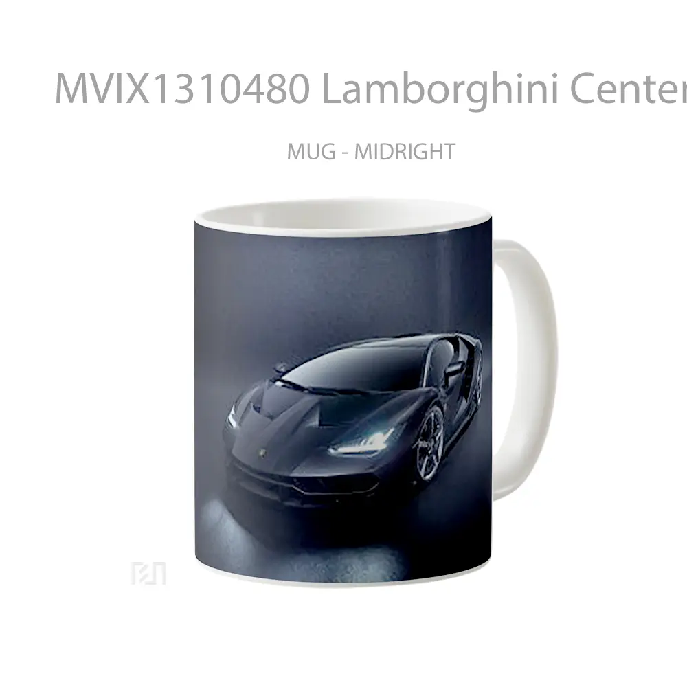 Mug Lamborghini Centenario Grey 2021 Cangkir Mobil - All-side / Desain