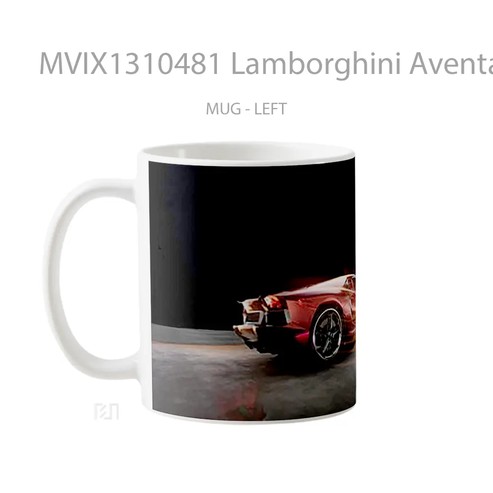 Mug Lamborghini Aventador Lp700 Cangkir Mobil - All-side / Desain