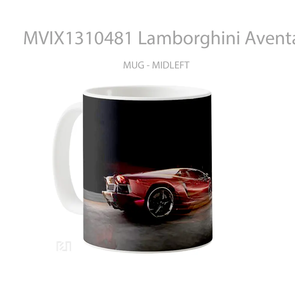 Mug Lamborghini Aventador Lp700 Cangkir Mobil - All-side / Desain