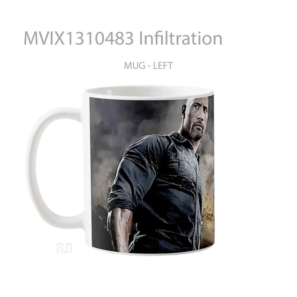 Mug Infiltration Gelas Keramik Unik - All-side / Desain