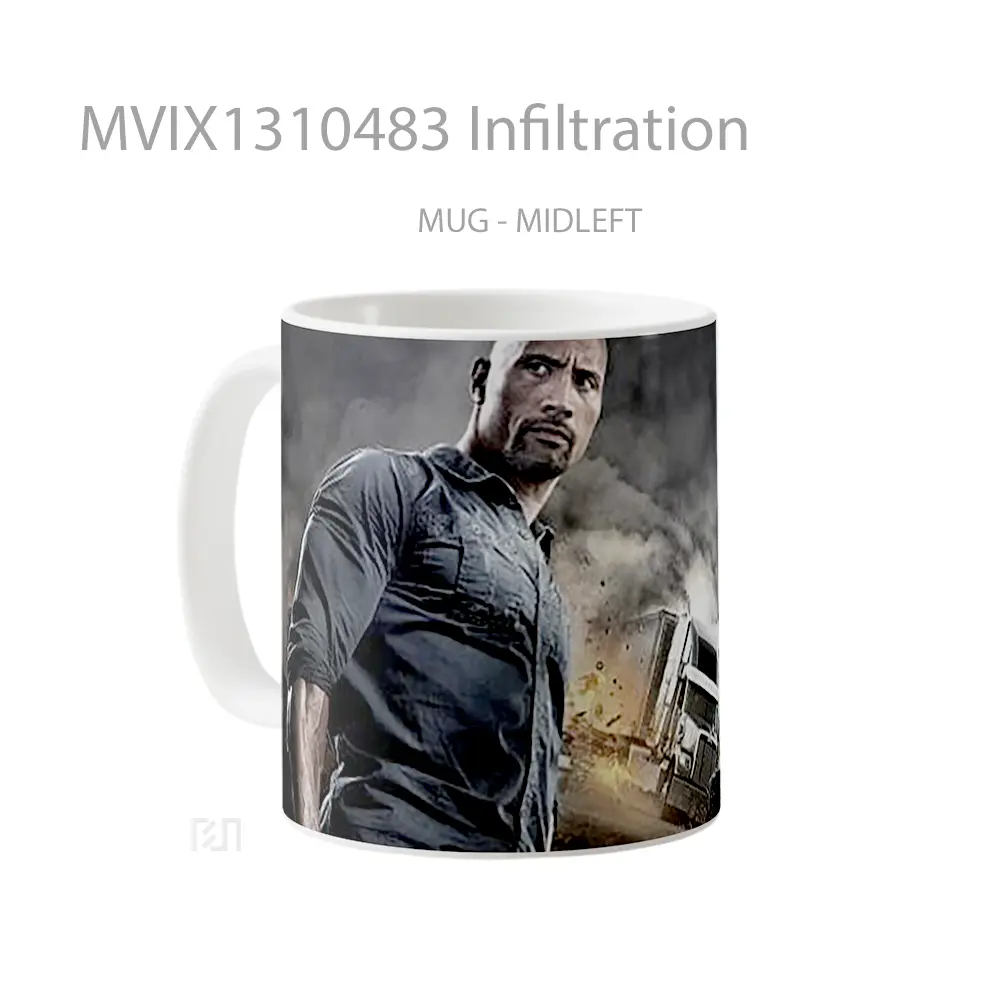 Mug Infiltration Gelas Keramik Unik - All-side / Desain