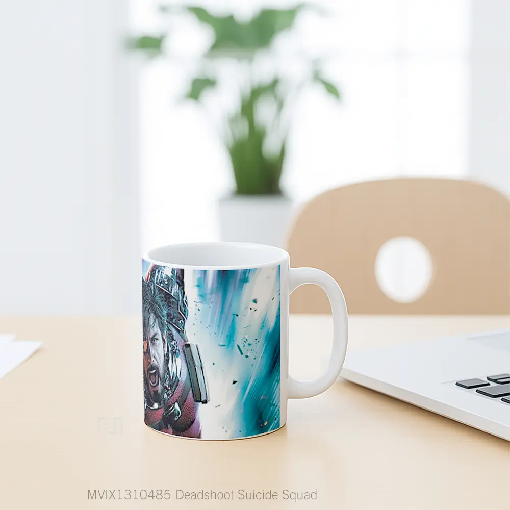 Mug Deadshoot Suicide Squad Gelas Keramik Unik - All-side / Desain