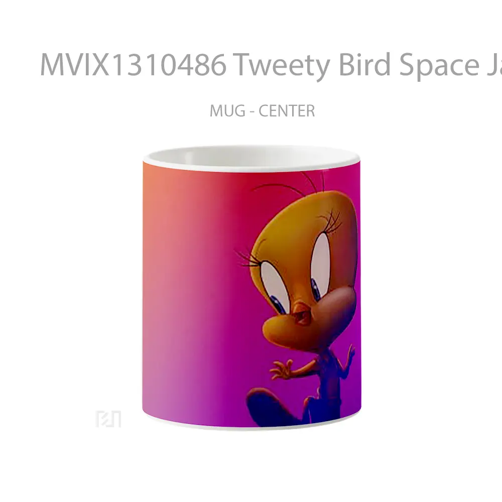 Mug Tweety Bird Space Jam A New Legacy Gelas Hewan Lucu