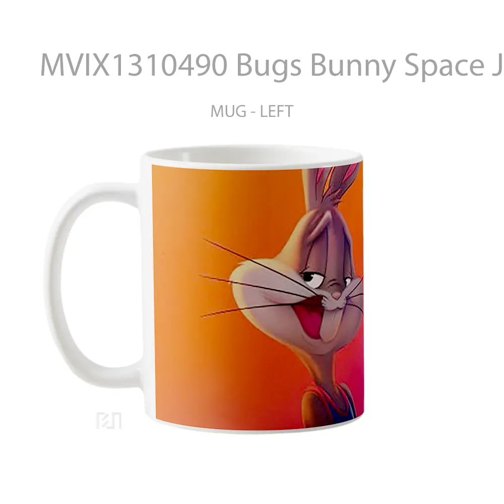 Mug Bugs Bunny Space Jam A New Legacy Gelas Hewan Lucu - All-side / Desain