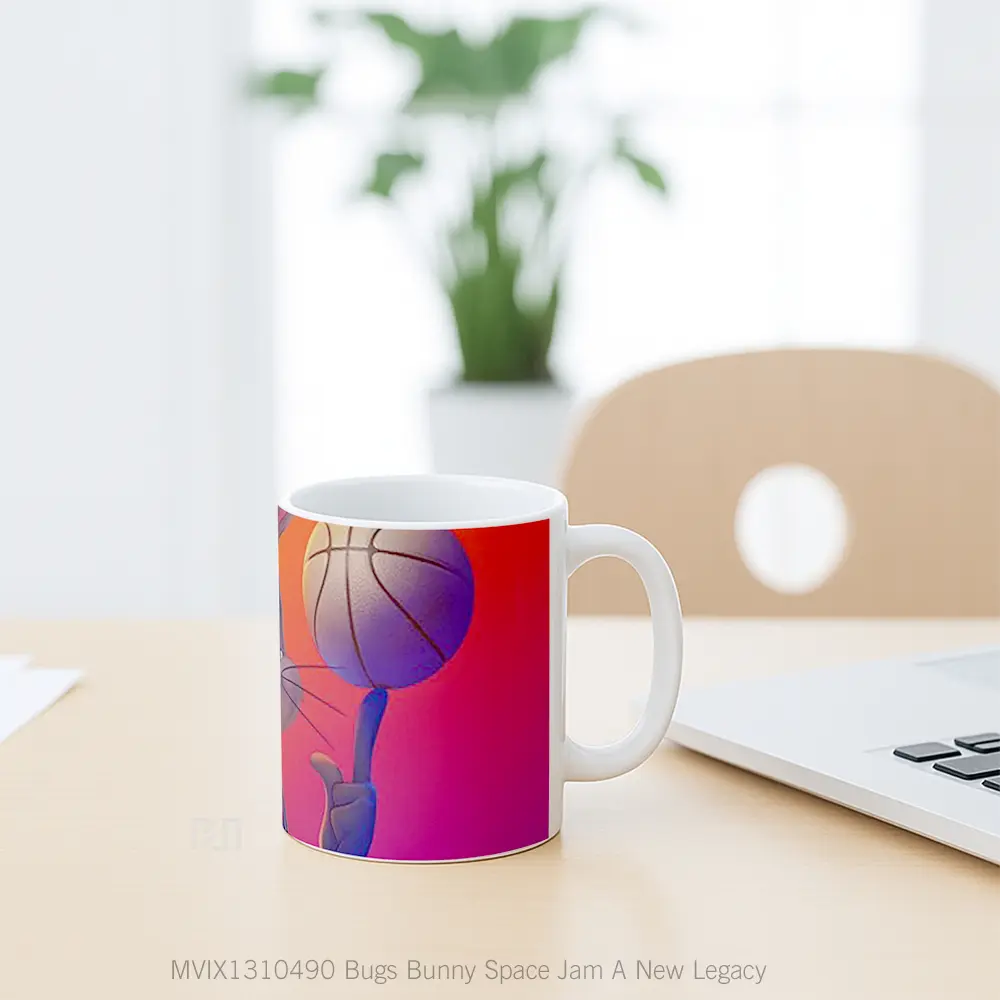 Mug Bugs Bunny Space Jam A New Legacy Gelas Hewan Lucu - All-side / Desain