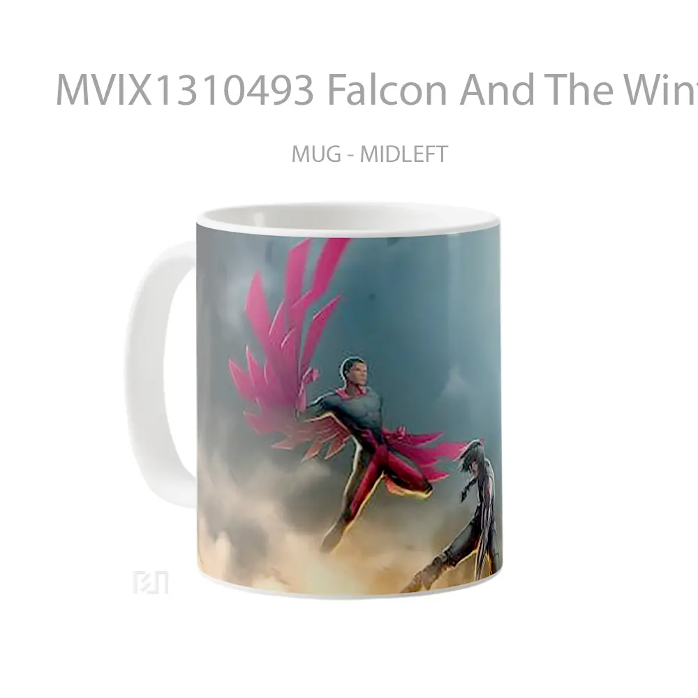 Mug Falcon And The Winter Soldier Gelas Superhero - All-side / Desain