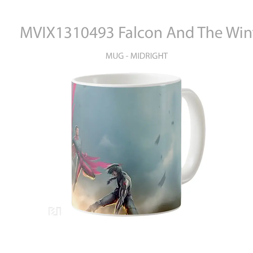 Mug Falcon And The Winter Soldier Gelas Superhero - All-side / Desain