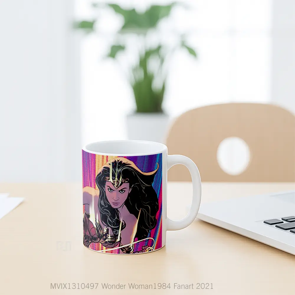 Mug Wonder Woman1984 Fanart 2021 Gelas Keramik Unik - All-side / Desain