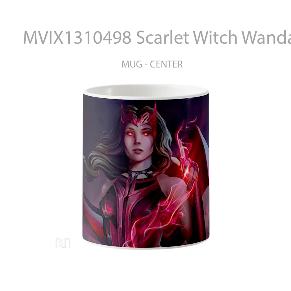 Mug Scarlet Witch Wanda Fanart Gelas Superhero