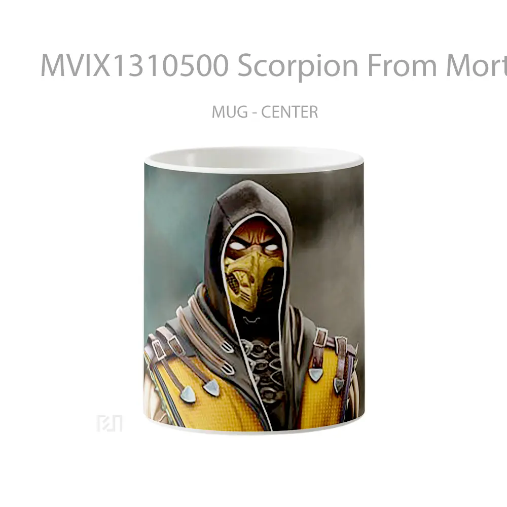 Mug Scorpion From Mortal Kombat 2021 Gelas Keramik Unik