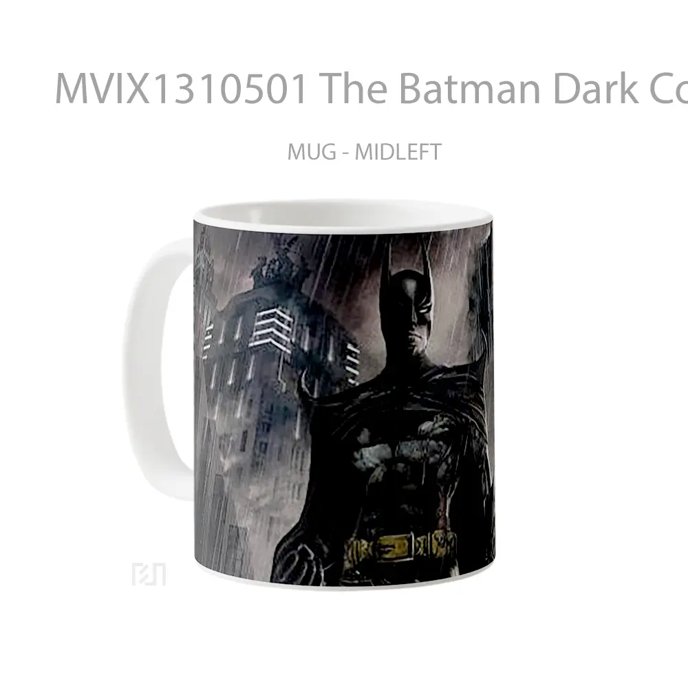 Mug The Batman Dark Concept Gelas Superhero - All-side / Desain