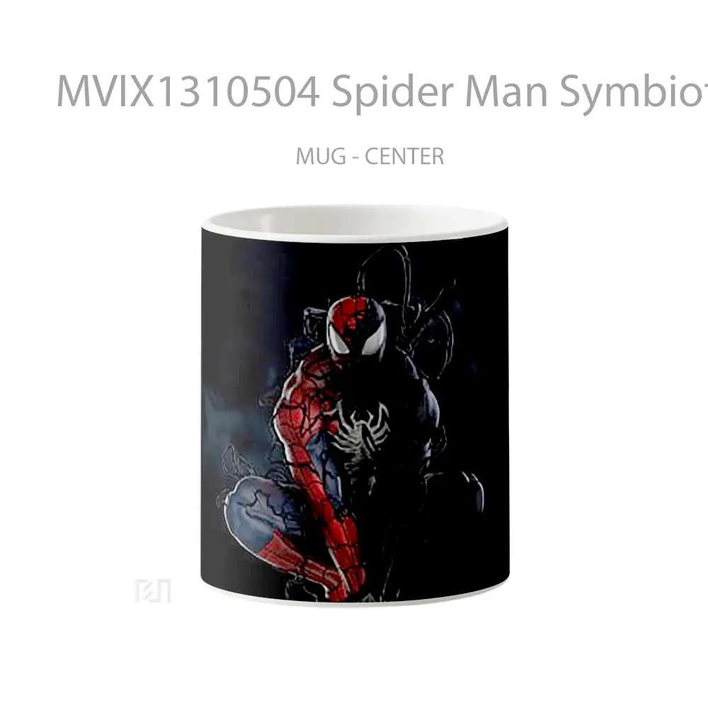 Mug Spider Man Symbiote Transformation Gelas Superhero