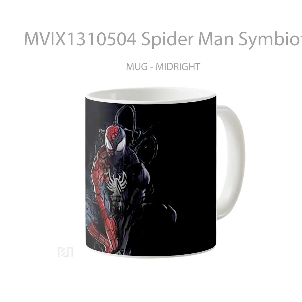 Mug Spider Man Symbiote Transformation Gelas Superhero - All-side / Desain
