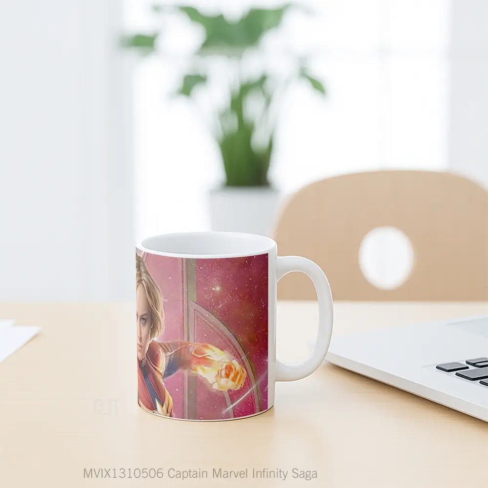 Mug Captain Marvel Infinity Saga Gelas Superhero - All-side / Desain
