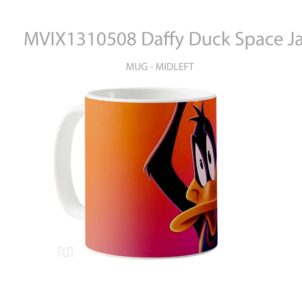 Mug Daffy Duck Space Jam A New Legacy Gelas Hewan Lucu - All-side / Desain