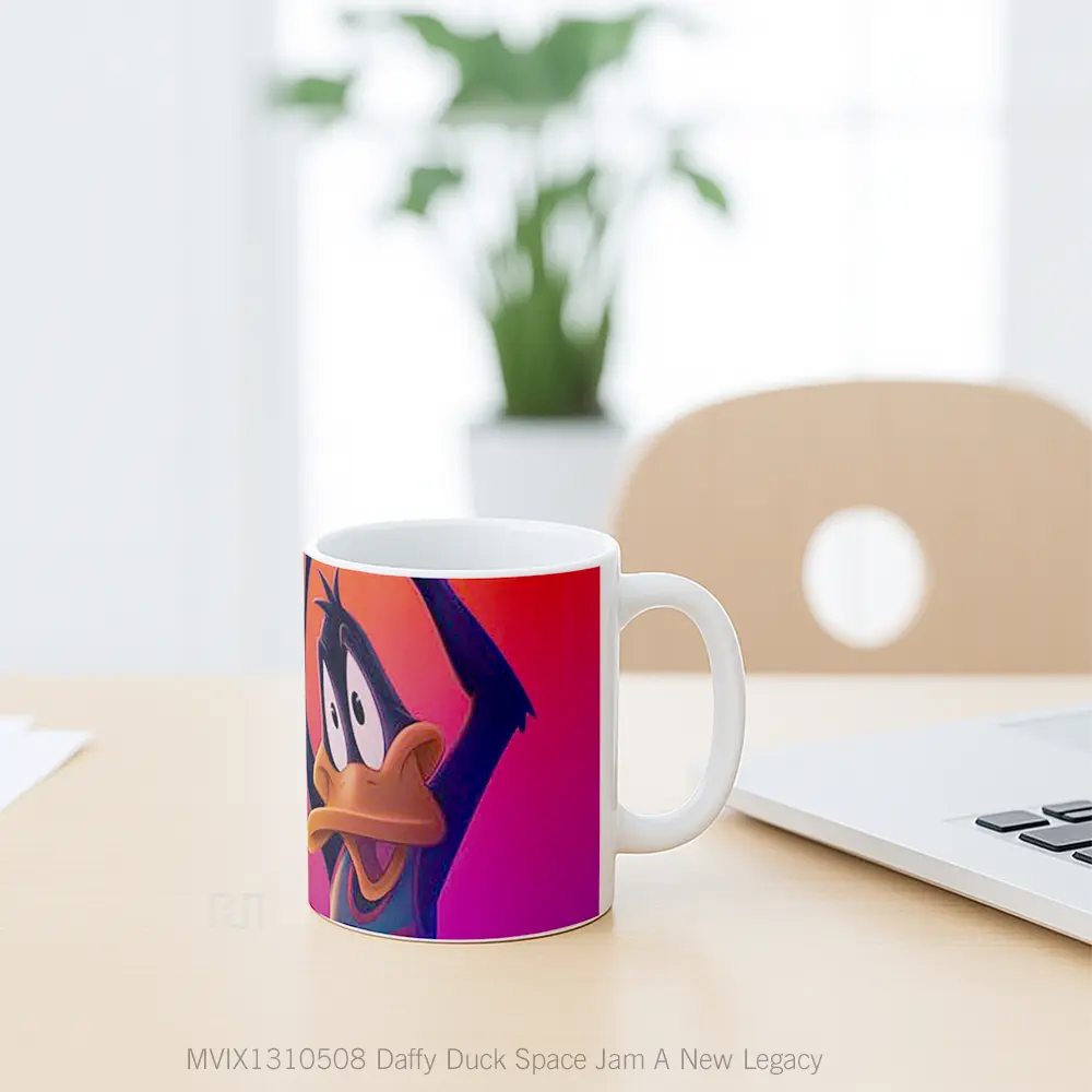 Mug Daffy Duck Space Jam A New Legacy Gelas Hewan Lucu - All-side / Desain