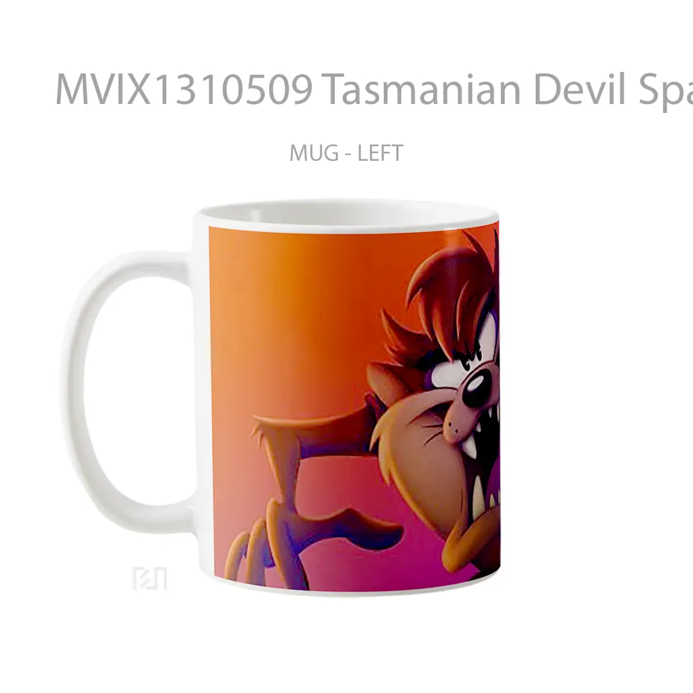 Mug Tasmanian Devil Space Jam A New Legacy Gelas Astronomi - All-side / Desain